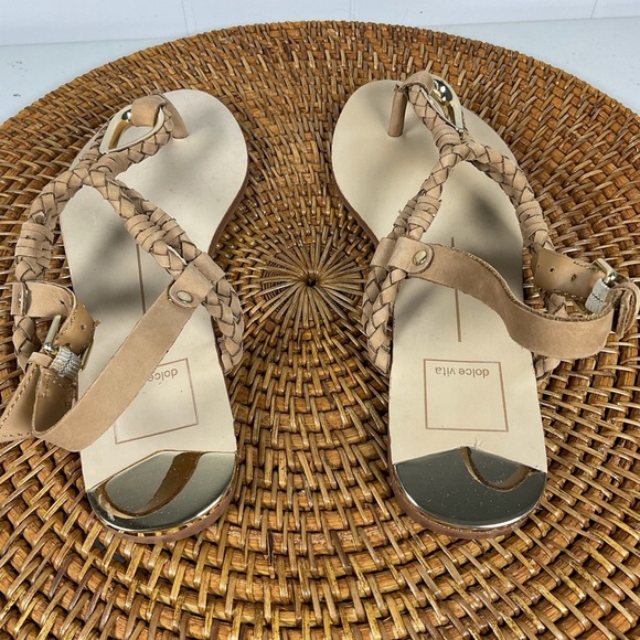 Dolce Vita Sandals Size 6.5 Shoes Nude New Women’s - Picture 3 of 6